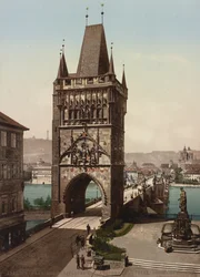 Tour du Pont de la Vieille Ville, Prague, 1905