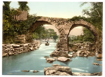 Vieux pont de Weir. Killarney, Comté de Kerry, Irlande, c.1890-1900