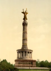 Colonne triomphale, Berlin, Allemagne, vers 1900