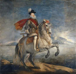 Portrait équestre de Philippe III (1578-1621) vers 1628-35