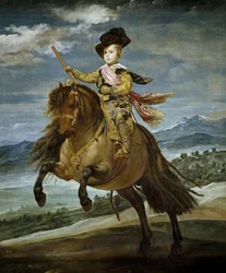 Portrait équestre du prince Balthasar Charles, vers 1635
