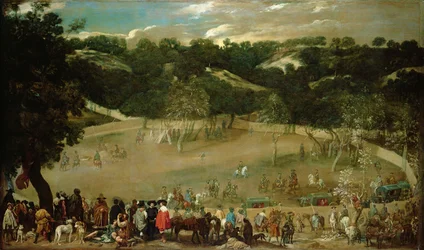 Philippe IV chassant le sanglier (La Tela Real), c.1632-7