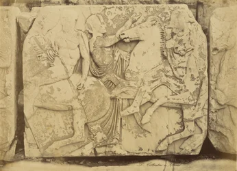 [Athènes - fragment de sculpture, frise du Parthénon]