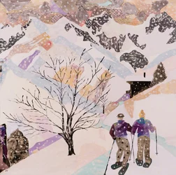 Walking to Lunch, 2015 (collage)