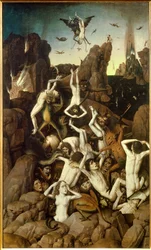 Enfer. La chute des réprouvés. École hollandaise