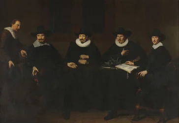 Les chefs de la Saainering à Amsterdam, 1643