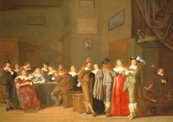Scène de cour