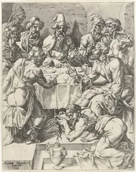 Marie-Madeleine lave les pieds du Christ