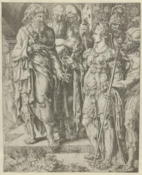 Tamar montre le gage (série Histoire de Juda et Tamar)