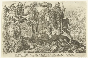 Capture de François Ier lors de la bataille de Pavie, 1525