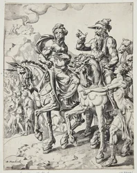 Abraham et Sarah entrant en Égypte