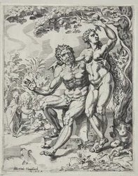 Adam et Ève prenant le fruit défendu