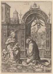 La vision de Saint Bernard