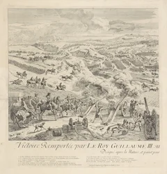 Bataille de Drogheda sur la Boyne, 1er juillet 1690 (feuille de gauche)