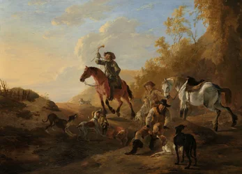 Chasseurs au repos