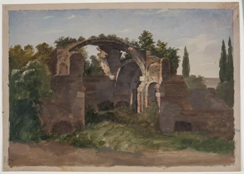 Ruines. Thermes de Caracalla à Rome?