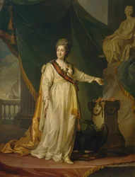Catherine II législatrice dans le temple de la déesse de la Justice, 1783