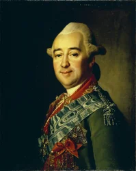 Portrait du général Mikhaïl Krechetnikov 1729-1793, 1770s