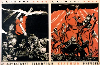 Octobre 1917 - octobre 1920. Vive l