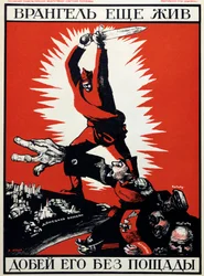 Affiche politique soviétique, 1920