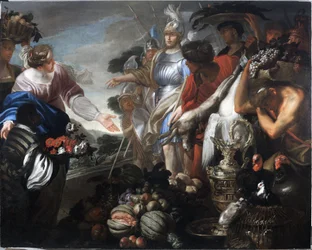 Abigail offre des cadeaux à David et son armée