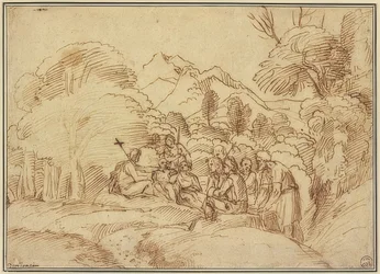 Jean prêchant dans le désert