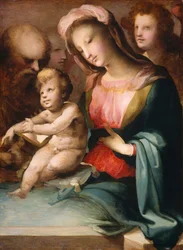 La Sainte Famille avec les anges, vers 1545-1550 (huile sur panneau)