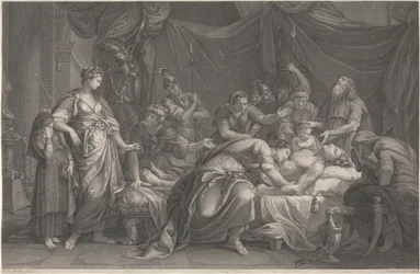 Andromaque pleurant la mort d