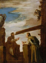 La parabole de la paille et de la poutre, vers 1619