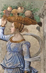 Canephora, porteuse de panier, fin du 15e siècle