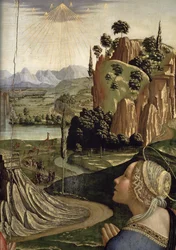 Le Christ en gloire avec des saints (détail)