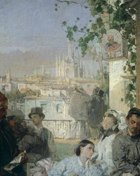 Nouvelles de la paix de Villafranca (détail)