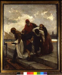 I Due Foscari, peinture de Domenico Morelli (1826-1901)
