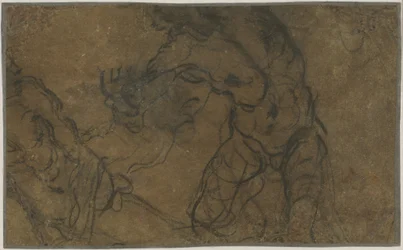 Deux figures masculines en mouvement