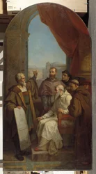 Architecture: le peintre et sculpteur italien Michelangelo Buonarroti connu sous le nom de Michelangelo