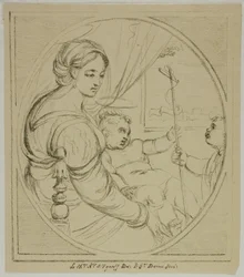 Vierge sur une chaise
