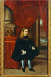 Carlos II dans sa jeunesse, futur roi d
