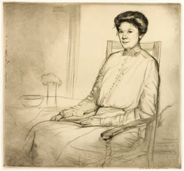 Portrait (drypoint numéro trois)