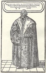 Portrait du baron Sigmund von Herberstein, ambassadeur en Pologne et en Russie, 1559