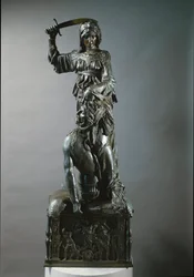 Judith et Holopherne. Sculpture en bronze