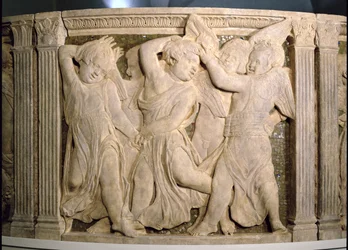 Panneau post-restauration No.II de la chaire extérieure de la cathédrale de Prato, 1438
