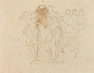 Musicien et figures dansantes