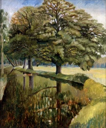 La rivière Pang en amont de Tidmarsh