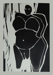 Une silhouette féminine audacieuse