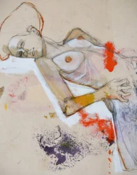 Figure allongée expressive