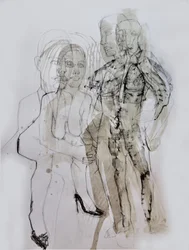 Figures humaines en couches