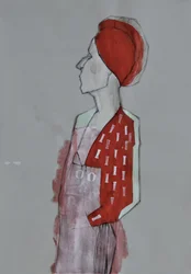 La femme au turban rouge