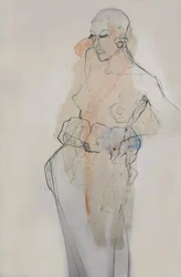 Figure féminine sereine