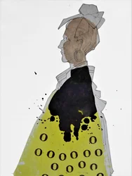 Profil de la robe jaune