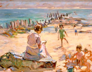 Scène de plage